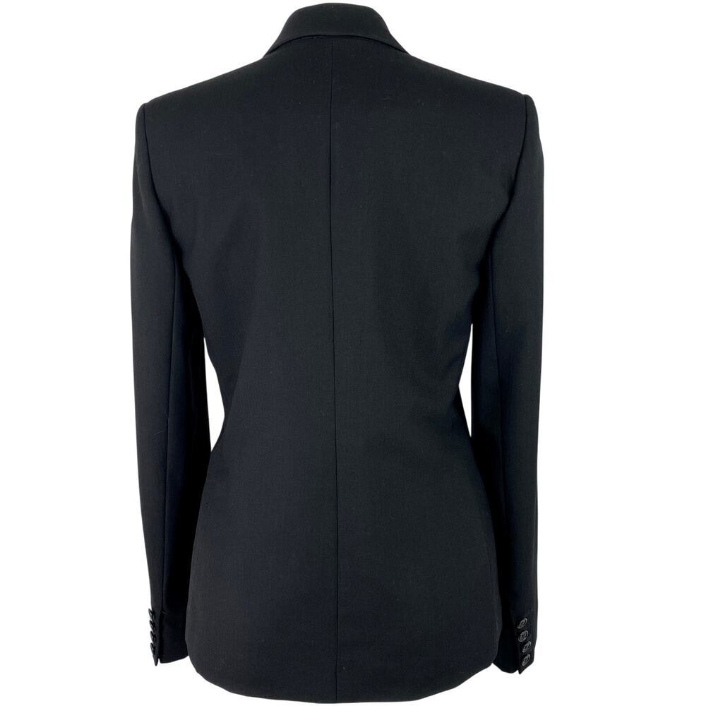 Ralph Ralph Lauren Black 100% Wool Tuxedo Blazer Satin Peak Lapel Vintage M - Picture 5 of 13